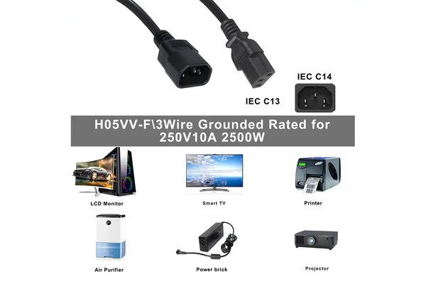 C14-to-C13 Server Rack Power Cords C14-to-C13 Server Rack Power Cords