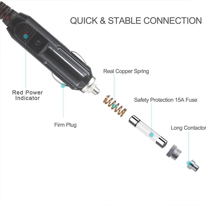 3-Way Cigarette Lighter Socket Splitter 3-Way Cigarette Lighter Socket Splitter