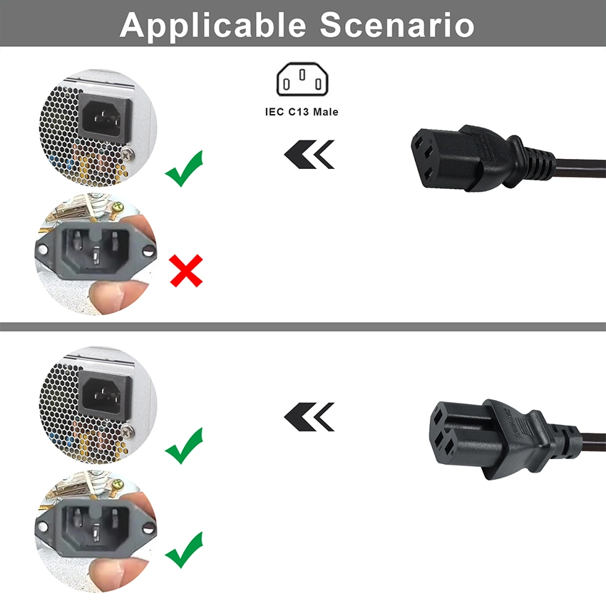 AS/NZS 3112 to IEC C15 High-Temp Cord AS/NZS 3112 to IEC C15 High-Temp Cord