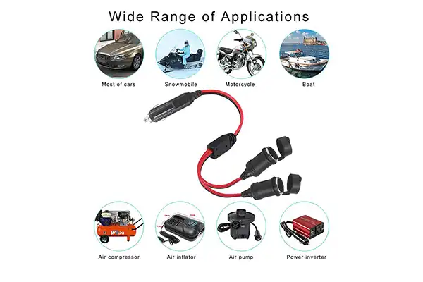 cigarette lighter plug splitter