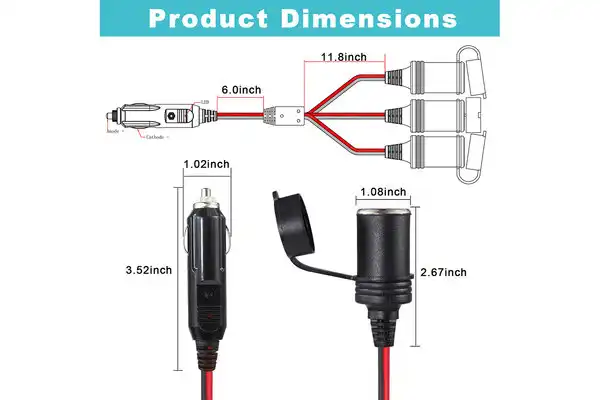 car charger cigarette lighter adapter