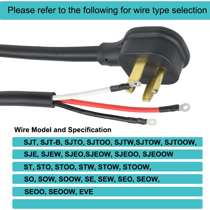 NEMA14-30P O-ring terminal