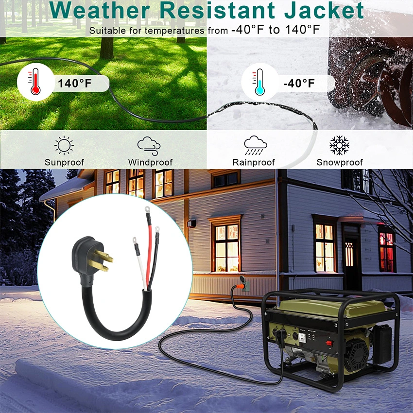 NEMA14-30P O-ring terminal