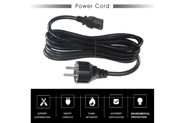 German equipment power cord