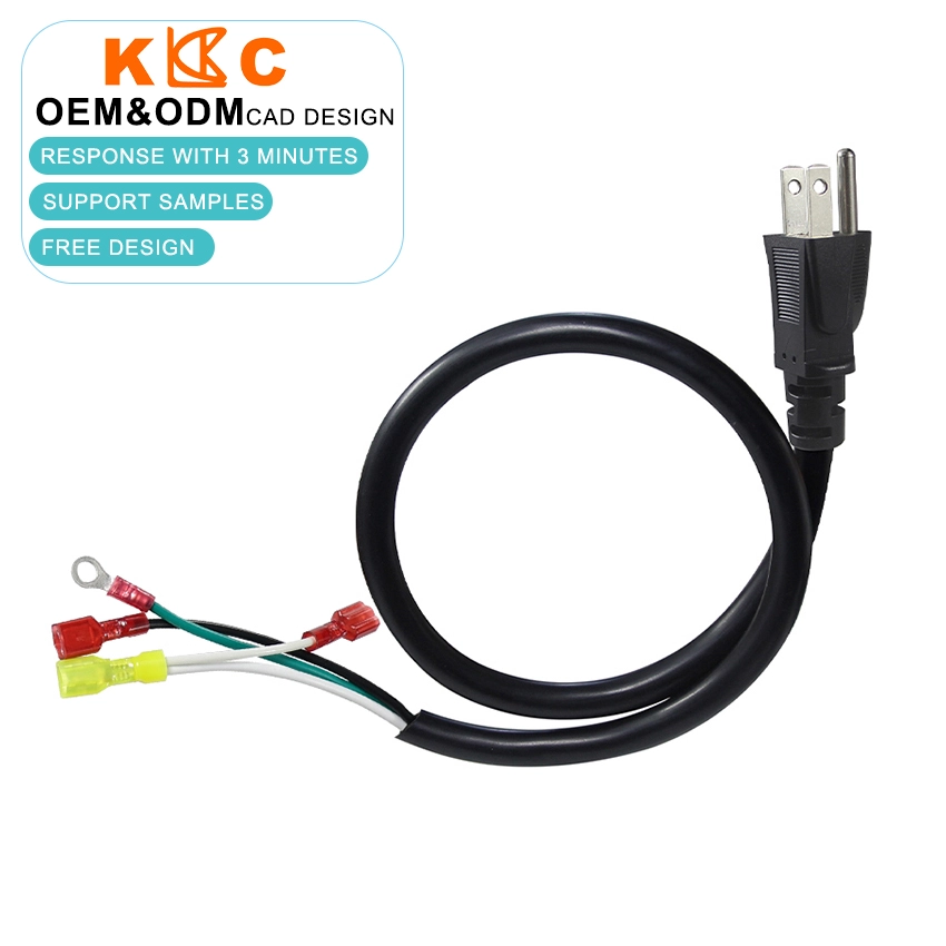NEMA 5-15P to Crimp Terminals Pigtail Power Cord NEMA 5-15P to Crimp Terminals Pigtail Power Cord