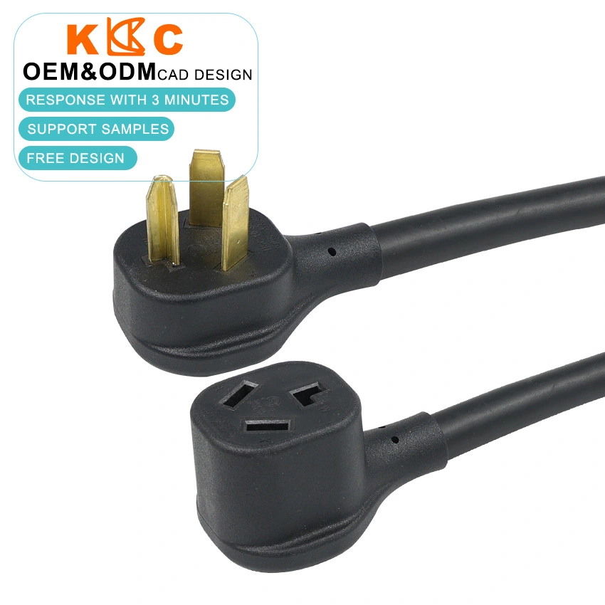 NEMA 10-30P male plug NEMA 10-30P male plug