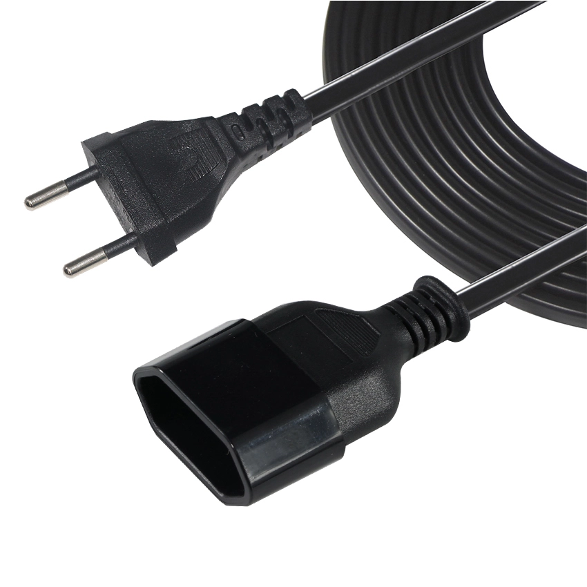 European 2-pin male plug