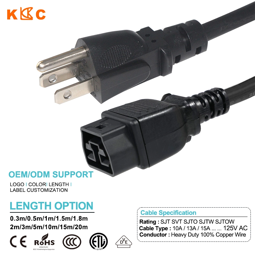 locking power connector cable