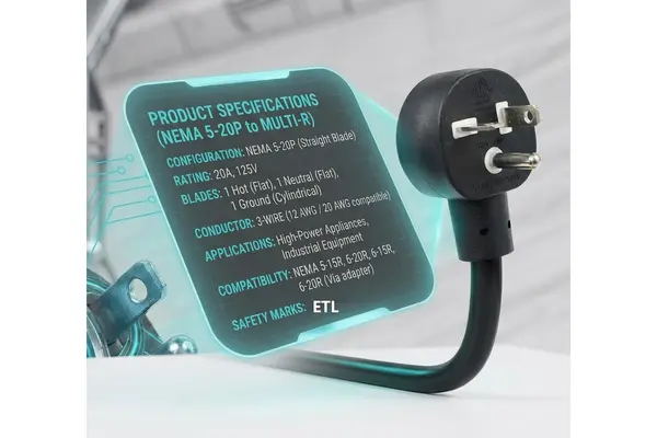 NEMA 5-20P Adapter Cords