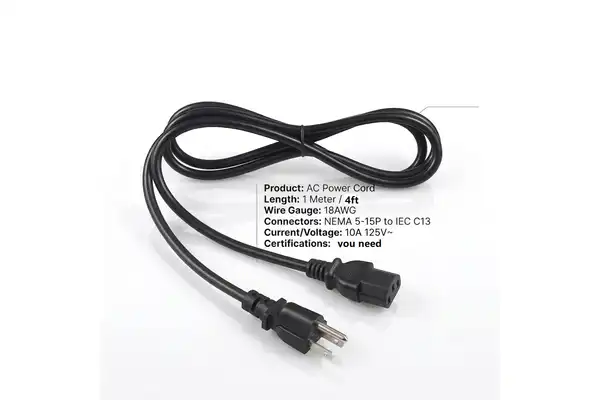 3 Prong Laptop Power Cord 3 Prong Laptop Power Cord