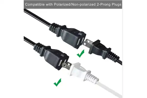 1 in 2 NEMA1-15P to NEMA5-15R extension cord 1 in 2 NEMA1-15P to NEMA5-15R extension cord