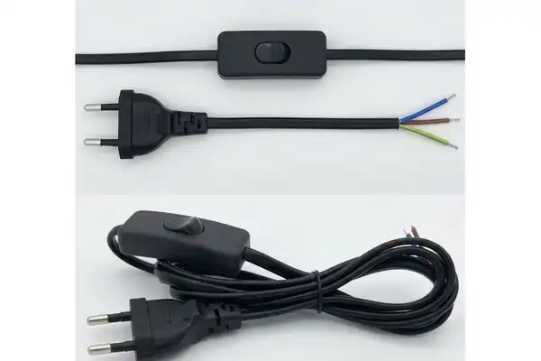 Light Bulb Holder with Cord Supports Custom Lamp Assembly Needs