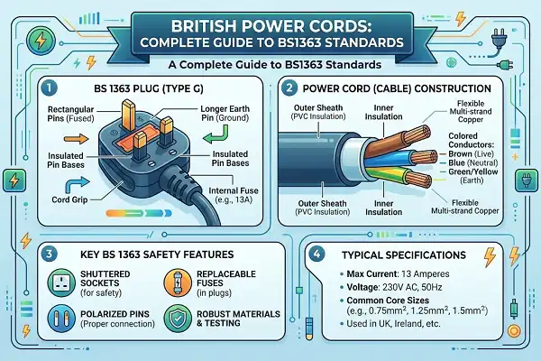 British Power Cords: A Complete Guide to BS1363 Standards